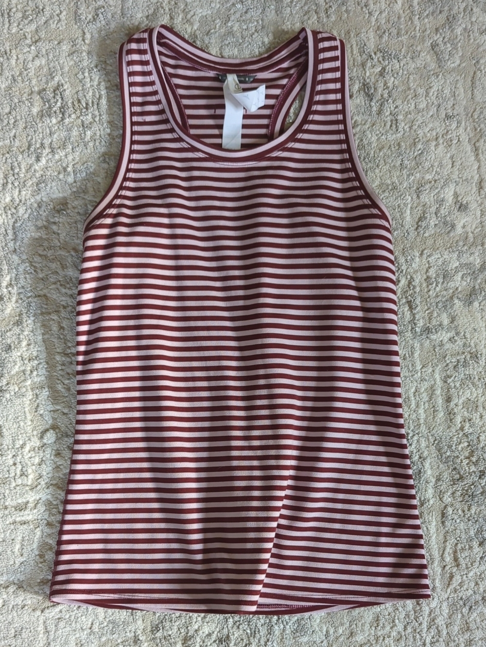 oiselle Striped Racerback Tank Size Small